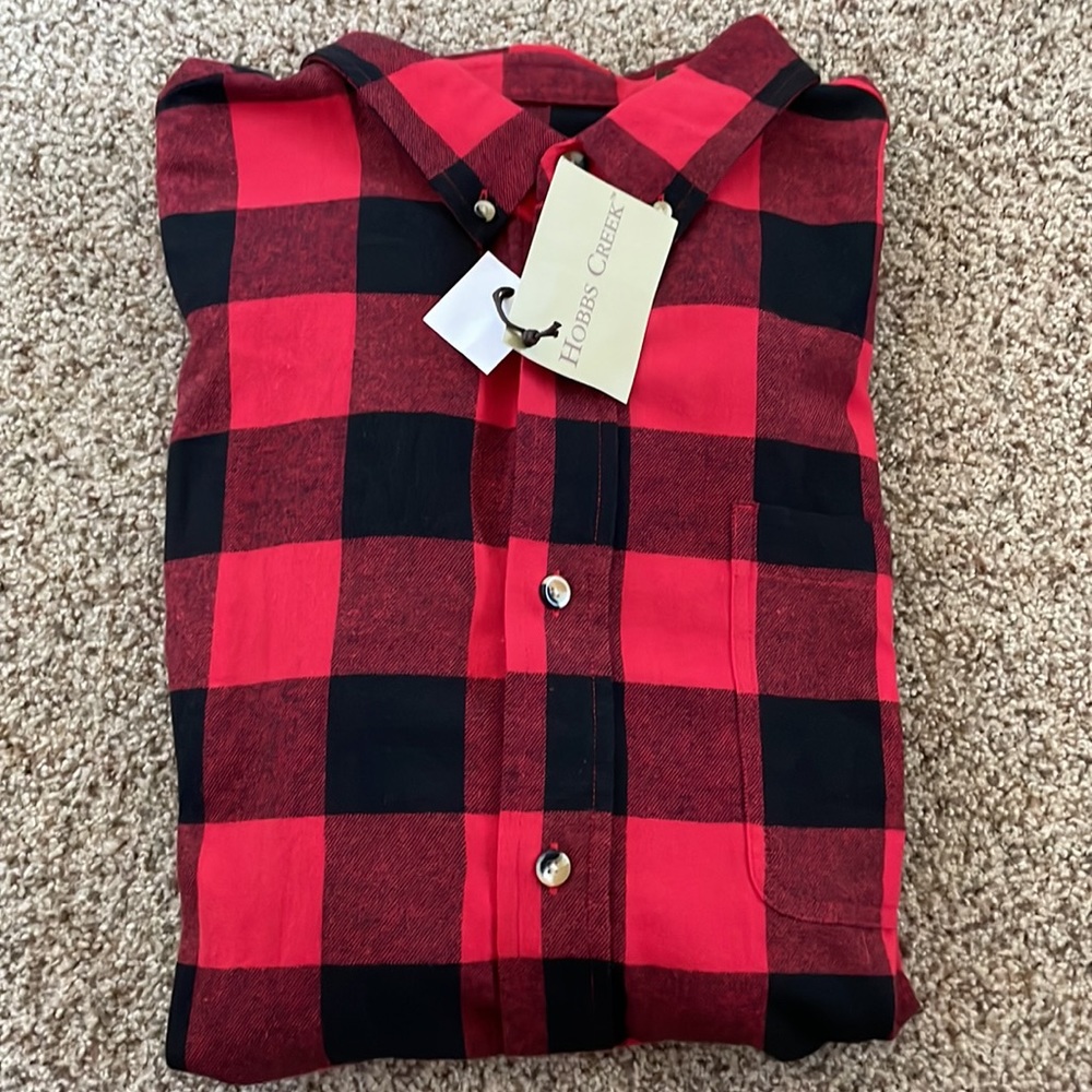 NWT Men’s Flannel Button Shirt